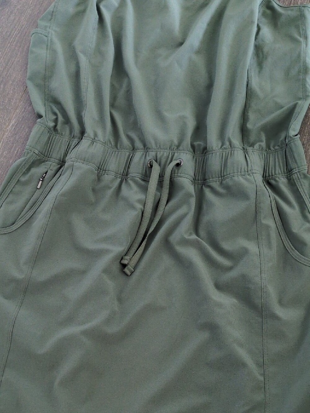 Patagonia Olive Green Romper Dress